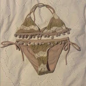 Tularosa Pom Pom Bikini Set